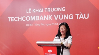 Techcombank khai trương chuẩn chi nhánh ngân hàng thế hệ mới tại Vũng Tàu