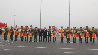 Công an tỉnh Thái Bình đoạt giải Nhất toàn đoàn hội thi thể thao nghiệp vụ về chữa cháy