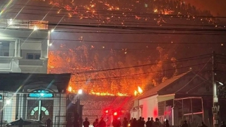 Dập tắt 2 đám cháy rừng uy hiếp khu dân cư trong đêm