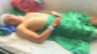 Đang ngủ, vợ dùng dao chém chồng nhập viện