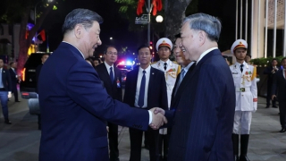 Chiêu đãi trọng thể chào mừng Tổng Bí thư, Chủ tịch nước Trung Quốc Tập Cận Bình