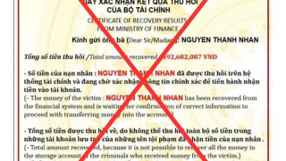 Cảnh báo việc giả mạo văn bản, chữ ký, con dấu của lãnh đạo Bộ Tài chính và Bộ Tài chính