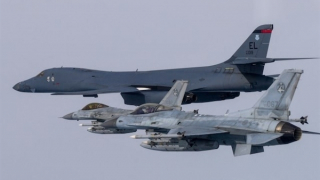 Mỹ điều "oanh tạc cơ" B-1B tham gia tập trận chung với Hàn Quốc