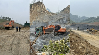 Khởi tố 3 bị can thu lợi bất chính hơn 13 tỷ đồng từ khai thác đất lậu