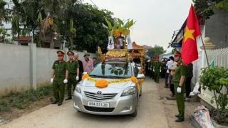 Người thân và đồng đội nghẹn ngào tiễn đưa Thiếu tá Nguyễn Đăng Khải