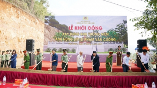 Khởi công xây dựng Khu tưởng niệm Anh hùng liệt sĩ Phạm Văn Cường