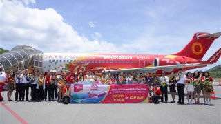 Hàng không VietJet chính thức khai trương đường bay từ Hà Nội/TP Hồ Chí Minh tới Côn Đảo