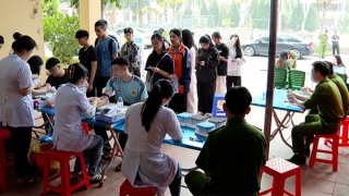 Gần 700 thí sinh ở Lạng Sơn khám sức khỏe sơ tuyển vào các trường CAND