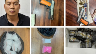 Đối tượng buôn ma tuý ém súng đạn tại nhà riêng