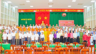 Công an tỉnh Vĩnh Long bảo đảm an ninh, trật tự vùng đồng bào Khmer