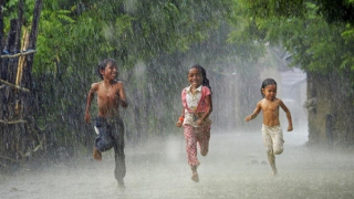 Mưa dông khắp miền Bắc, trời mát mẻ