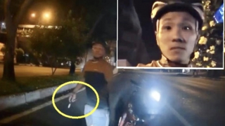 Đưa đối tượng chặn đầu xe, cầm hung khí đe dọa tài xế đi cai nghiện ma túy