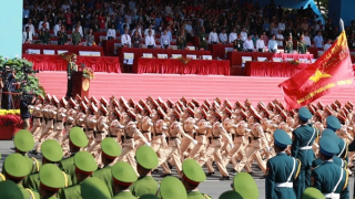 Đặc sắc hình ảnh diễu binh, diễu hành trong buổi tổng duyệt