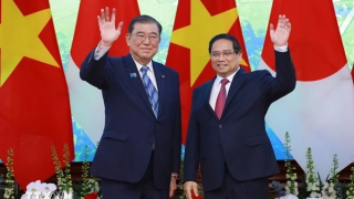 Thủ tướng Phạm Minh Chính hội đàm với Thủ tướng Nhật Bản Ishiba Shigeru