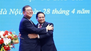 Thông cáo báo chí chung nhân chuyến thăm của Thủ tướng Nhật Bản Ishiba Shigeru