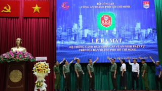 Công an TP Hồ Chí Minh ra mắt Hệ thống cảnh báo khẩn cấp về ANTT