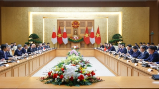 Thủ tướng Phạm Minh Chính hội đàm với Thủ tướng Nhật Bản Ishiba Shigeru