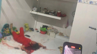 Chồng chém vợ tại phòng trọ rồi lẩn trốn