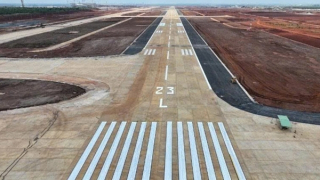 Đường băng sân bay Long Thành sẵn sàng phục vụ cho công tác bay hiệu chuẩn