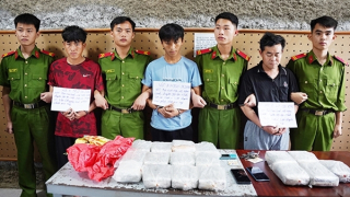 Bắt giữ ba đối tượng vận chuyển 50 bánh hồng phiến