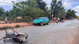 Người đàn ông tử vong sau cú tông của xe taxi điện