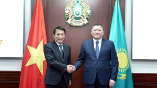 Hội đàm cấp cao giữa Bộ Công an Việt Nam và Bộ Nội vụ Kazakhstan