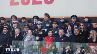 Tổng Bí thư Tô Lâm dự Lễ duyệt binh kỷ niệm 80 năm Ngày Chiến thắng tại Nga