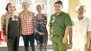 Công an xã giúp một gia đình tìm được người thân sau 7 tháng đi lạc