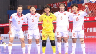 Đội tuyển futsal nữ Việt Nam hoàn thành mục tiêu đầu tiên