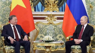 Tổng Bí thư Tô Lâm hội đàm với Tổng thống Nga Vladimir Putin