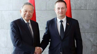 Tổng Bí thư Tô Lâm hội kiến Thủ tướng Belarus Aleksandr Turchin