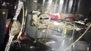 Giải cứu 4 người khỏi đám cháy ở khách sạn 6 tầng