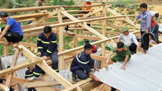 Tuổi trẻ Công an tỉnh Yên Bái chung tay xóa nhà tạm, nhà dột nát