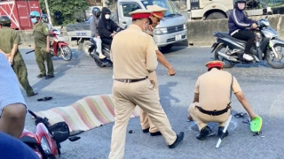 Tránh xe máy đi ngược chiều, bị xe ben cán tử vong