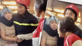 Giải cứu người phụ nữ bị hoảng loạn, mắc kẹt trong thang máy