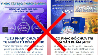 Xử phạt công ty quảng cáo "cam kết chữa khỏi bệnh ung thư"