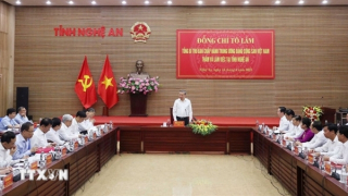 Nghệ An phải trở thành điển hình phát triển địa phương hiện đại trong kỷ nguyên mới