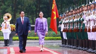Thủ tướng Phạm Minh Chính chủ trì lễ đón Thủ tướng Thái Lan thăm chính thức Việt Nam