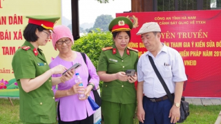 Bảo đảm ANTT tại Lễ cung rước, tôn trí, chiêm bái Xá lợi Đức Phật tại chùa Tam Chúc