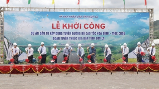 Khởi công xây dựng tuyến đường bộ cao tốc Hòa Bình – Mộc Châu