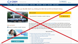 Cảnh báo trang web lừa đảo, giả mạo Tổng công ty Điện lực miền Bắc