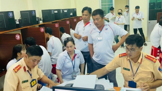 Công an Cà Mau vận hành hiệu quả công tác sát hạch cấp giấy phép lái xe