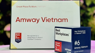Amway đứng Top 6 “Nơi làm việc xuất sắc hàng đầu Việt Nam 2025"