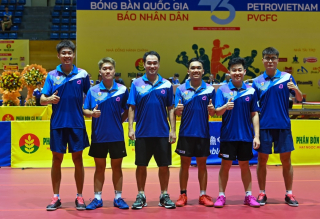 Bóng bàn CAND lại đoạt vàng