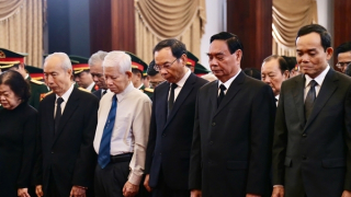 Lễ truy điệu nguyên Chủ tịch nước Trần Đức Lương tại TP Hồ Chí Minh