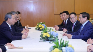 Thủ tướng Phạm Minh Chính hội đàm với Thủ tướng Trung Quốc Lý Cường