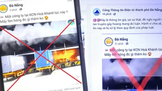 “Cháy lớn tại Khu công nghiệp Hòa Khánh” là thông tin bịa đặt