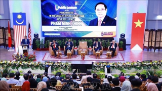 Thủ tướng Phạm Minh Chính phát biểu chính sách tại Đại học Quốc gia Malaysia