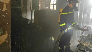 Cháy trụ sở Sở Tài chính Hải Phòng, thiệt hại nhiều giấy tờ