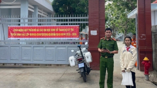 Công an xã kịp thời hỗ trợ thí sinh đi nhầm điểm thi hơn 60km